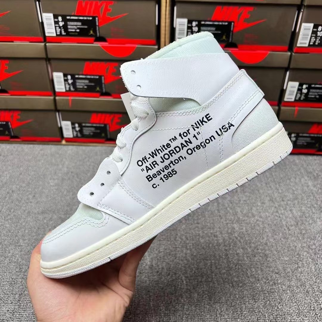 LJR Batch Off-White Air Jordan 1 White AQ0818-100